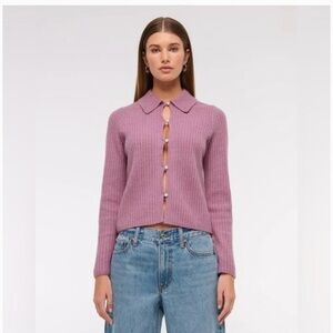 NEW A&F knit cardigan